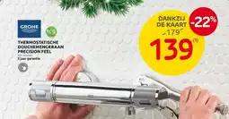 Brico THERMOSTATISCHE DOUCHEMENGKRAAN PRECISION FEEL aanbieding