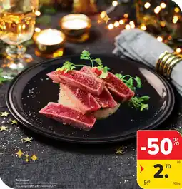 Carrefour Tonijnsteak aanbieding