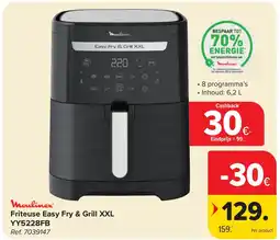 Carrefour Friteuse Easy Fry & Grill XXL YY5228FB aanbieding