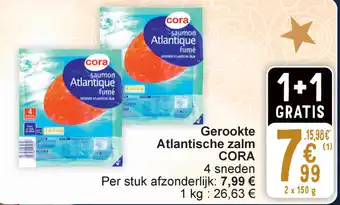 Cora Gerookte Atlantische zalm CORA aanbieding