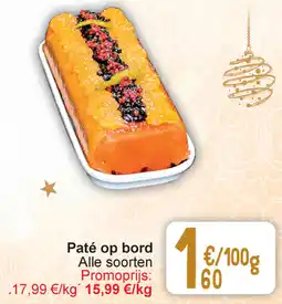 Cora Paté op bord aanbieding