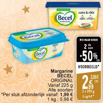 Cora Margarine BECEL ORIGINAL aanbieding