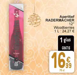 Cora Aperitief RADERMACHER aanbieding