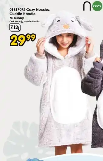 ToyChamp Cozy Noxxiez Cuddle Hoodie M Bunny aanbieding