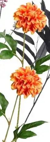 Kwantum Kunstbloem dahlia oranje aanbieding