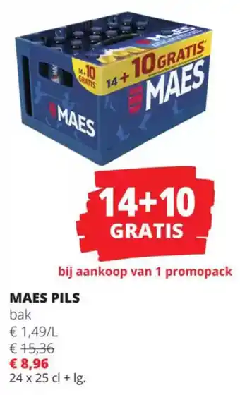 Spar Maes pils aanbieding