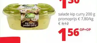 Spar Délio salade kip curry aanbieding