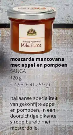 Spar Mostarda mantovana met appel en pompoen aanbieding