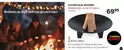 Euroshop VUURSCHAAL MODERN aanbieding