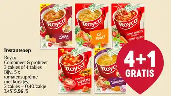 Delhaize Instantsoep aanbieding