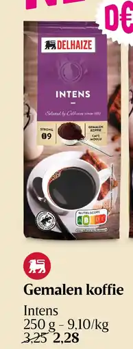 Delhaize Gemalen koffie aanbieding