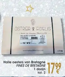 Cora Holle oesters van Bretagne aanbieding