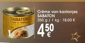 Cora Crème van kastanjes SABATON aanbieding