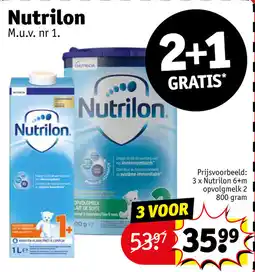 Kruidvat Nutrilon aanbieding