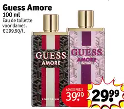 Kruidvat Guess Amore aanbieding