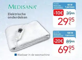 Eldi Elektrische onderdeken aanbieding