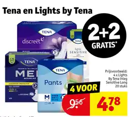 Kruidvat Tena en Lights by Tena aanbieding