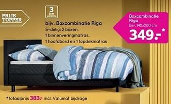 Leen Bakker Boxcombinatie riga aanbieding