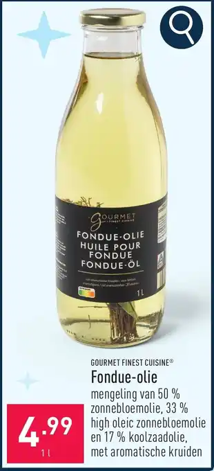 ALDI Fondue-olie aanbieding