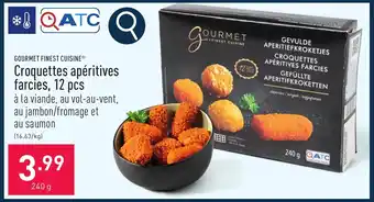 ALDI Gourmet finest cuisine Croquettes apéritives farcies aanbieding