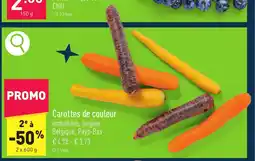 ALDI Carottes de couleur aanbieding