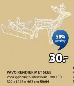 PAVO RENDIER MET SLEE