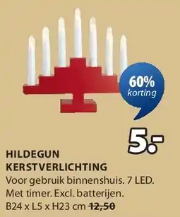 Jysk HILDEGUN KERSTVERLICHTING aanbieding