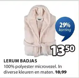 Jysk LERUM BADJAS aanbieding