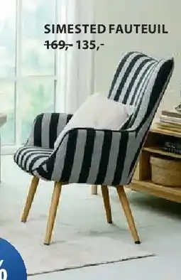 Jysk SIMESTED FAUTEUIL aanbieding