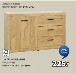 Jysk LINTRUP DRESSOIR aanbieding