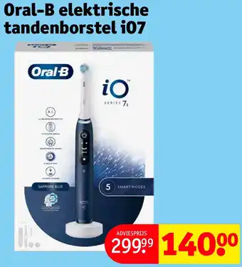 Kruidvat Oral-B elektrische tandenborstel iO7 aanbieding