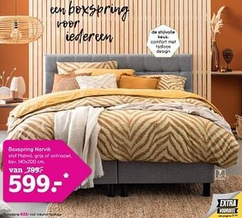 Leen Bakker Boxspring narvik aanbieding