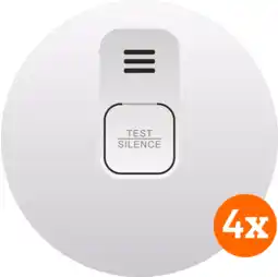 Coolblue ELRO Blue Line CBFS25 Rookmelder 4-pack (10 jaar) aanbieding