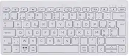 Coolblue HP 350 Compact Clavier Sans Fil Blanc AZERTY aanbieding
