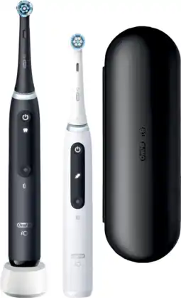 Coolblue Oral-B iO 5N Noir et Blanc Lot de 2 aanbieding