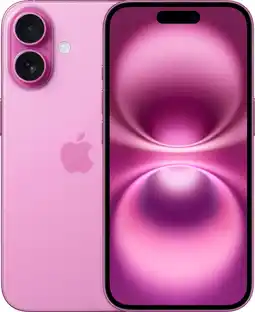 Coolblue Apple iPhone 16 128 Go Rose aanbieding