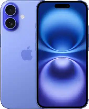 Coolblue Apple iPhone 16 128 Go Bleu aanbieding