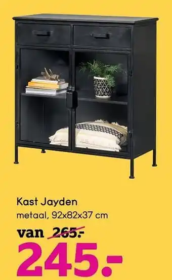 Kast jayden 92 x 82 x 37 cm