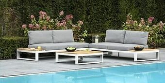 Dreamland Ocean Loungeset Pacifica wit aanbieding