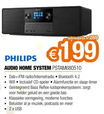 Expert Philips Audio Home System PSTAM680510 aanbieding