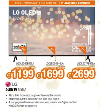 Expert LG OLED TV D46LA / LQOLED55B46LA aanbieding