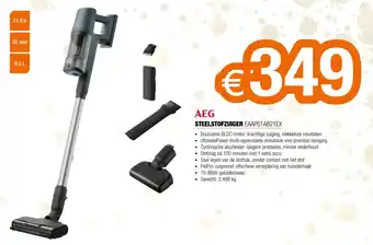 Expert AEG Steelstofzuiger  EAAP61AB21EX aanbieding