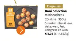 Colruyt Boni Selection Minibouchées aanbieding