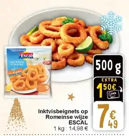 Cora Inktvisbeignets op Romeinse wijze ESCAL aanbieding