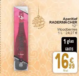 Cora Aperitief RADERMACHER 12° aanbieding