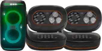 Coolblue JBL Partybox 120 + 2x JBL Partylight Beam aanbieding