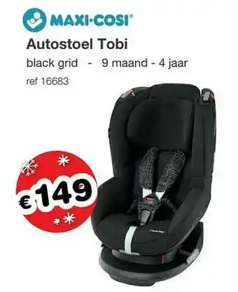 Europoint Autostoel tobi aanbieding