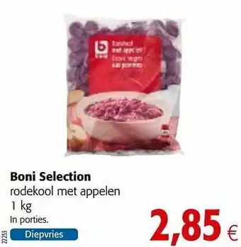 Colruyt Boni selection rodekool met appelen aanbieding