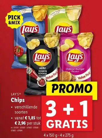 Lidl Chips aanbieding