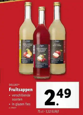 Lidl Fruitsappen aanbieding